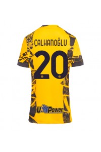 Inter Milan Hakan Calhanoglu #20 Voetbaltruitje 3e tenue Dames 2024-25 Korte Mouw